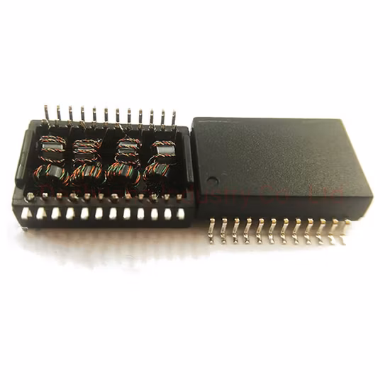 Niedriger Preis, kostenlose Probe, Gigabit-Netzwerkfilter, Ethernet-Isolation, magnetische Schaltung, SMD-DIP-Ringkern-LAN-Transformatormodul für PCBA