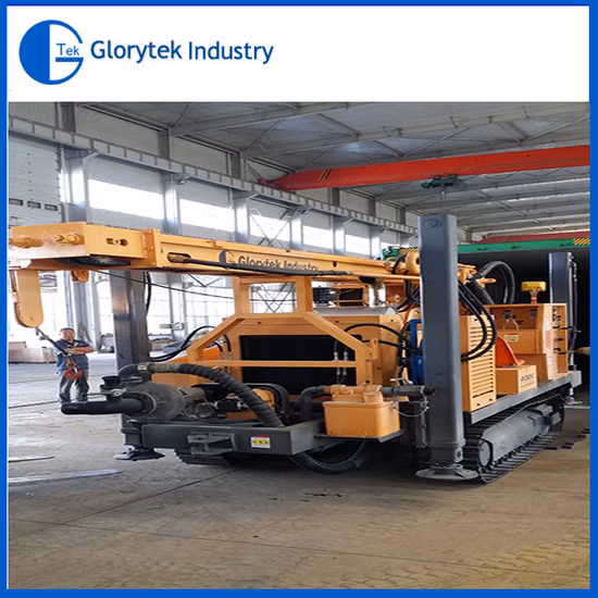 400 m tiefer DTH-Crawler voll